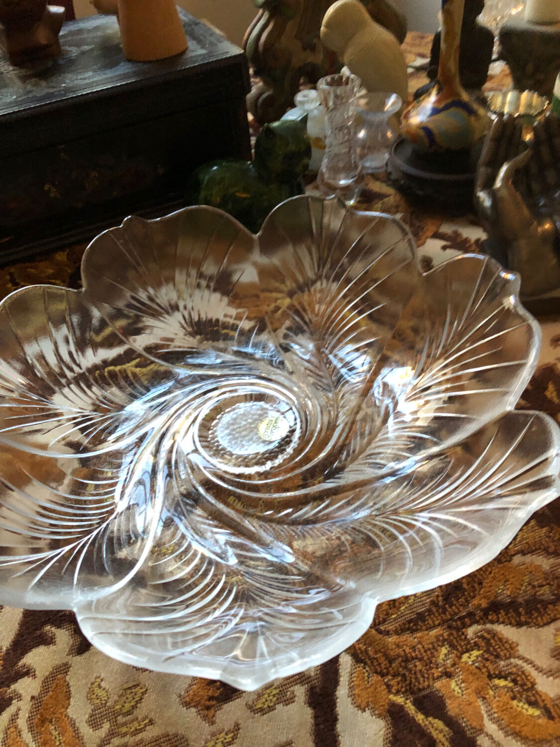 Crystal Salad Bowl