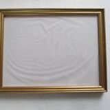 Vintage gilded wooden frame for 183 x 243 mm subject