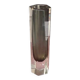 Vase Vintage En Verre Murano Sommerso Goutte Gris Fumé Transparent Années 6