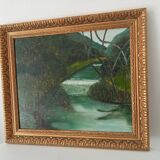 Oil painting by René Férréol Ringenbach "Val de Cusance"