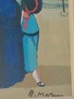 Oil painting on canvas board, Rodolfo Marma "The Nuns" Saint-E