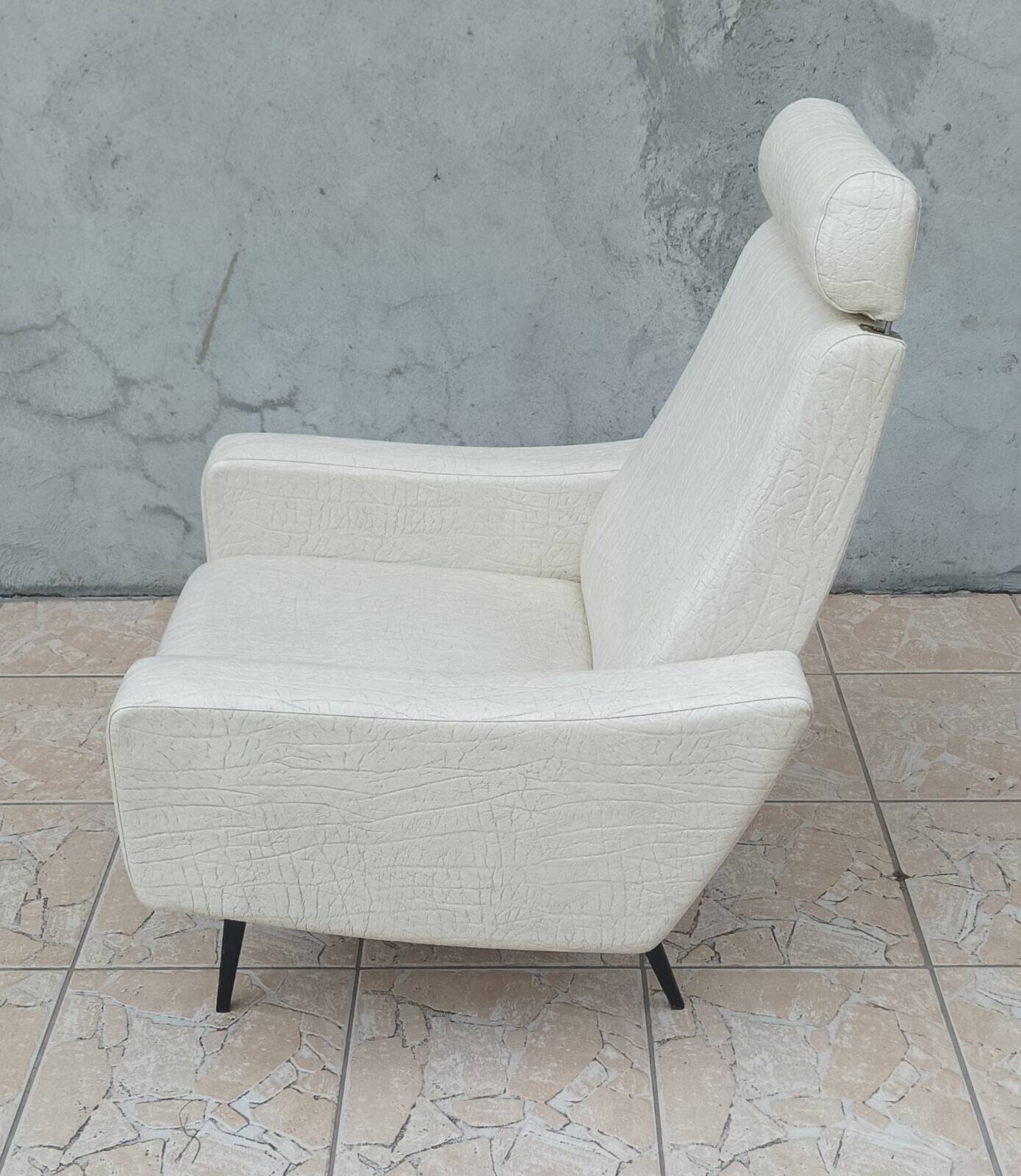 Vintage BEKA armchair in faux leather