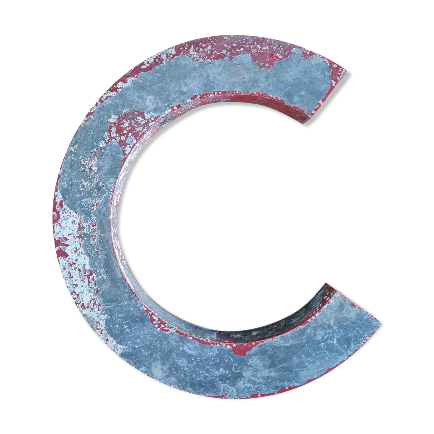 Vintage antique sign letter