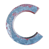 Vintage antique sign letter