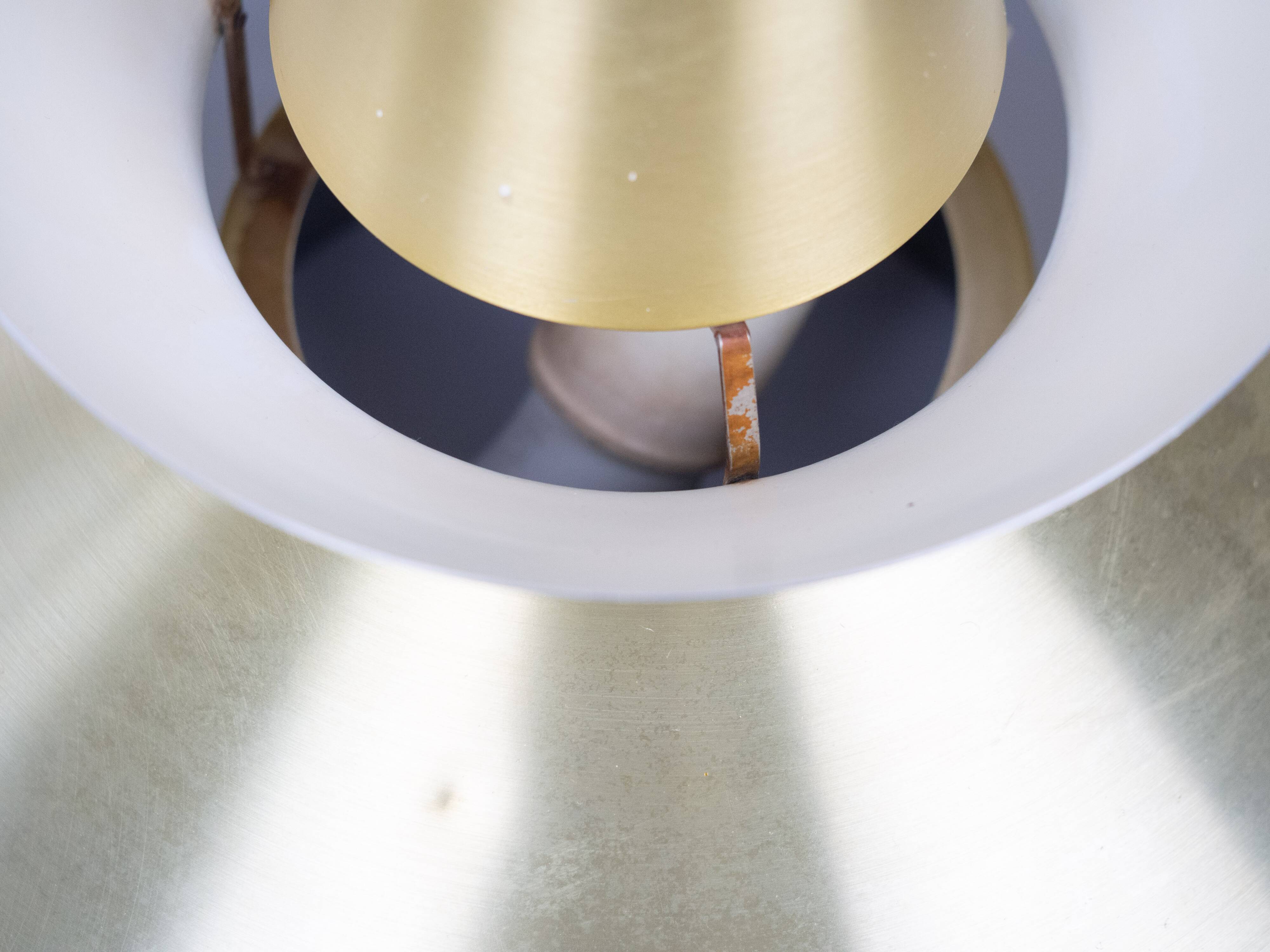 Danish vintage pendant lamp Navy by Jorn Utzon, Nordisk Solar, 1947