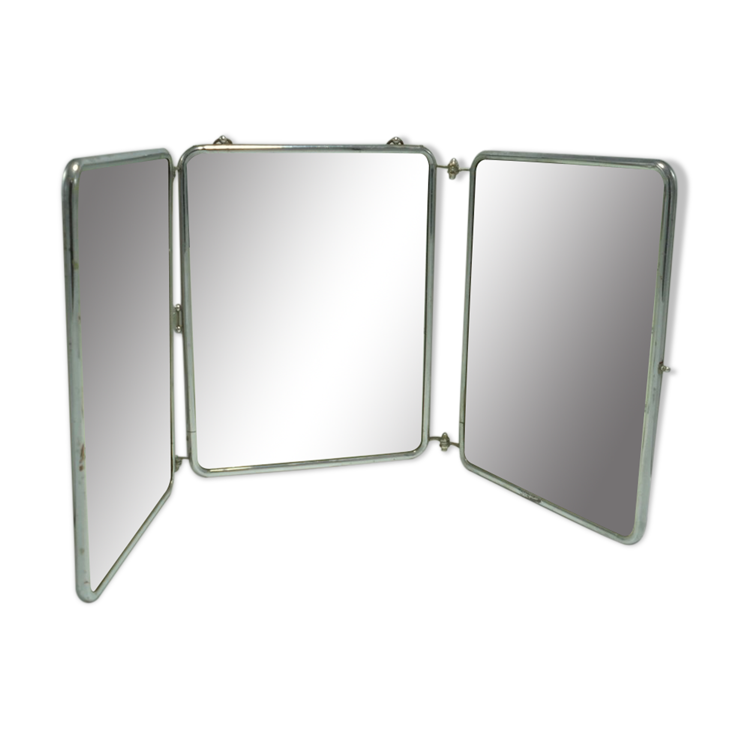 Barber triptych mirror 69x28cm