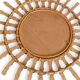 Midcentury Sunburst Mirror, Bamboo & Rattan, Handmade in France, 1950s
