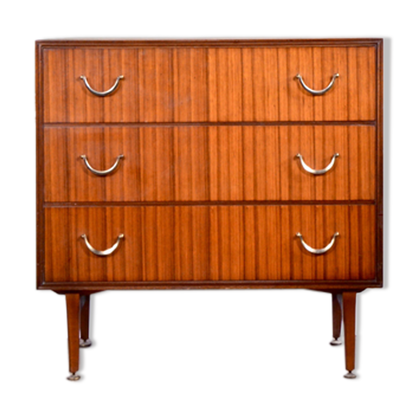 Midcentury Meredew walnut chest of drawers