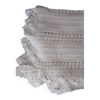 Old crochet bedspread