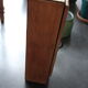 Small toilet furniture or pharmacy with art deco mirror