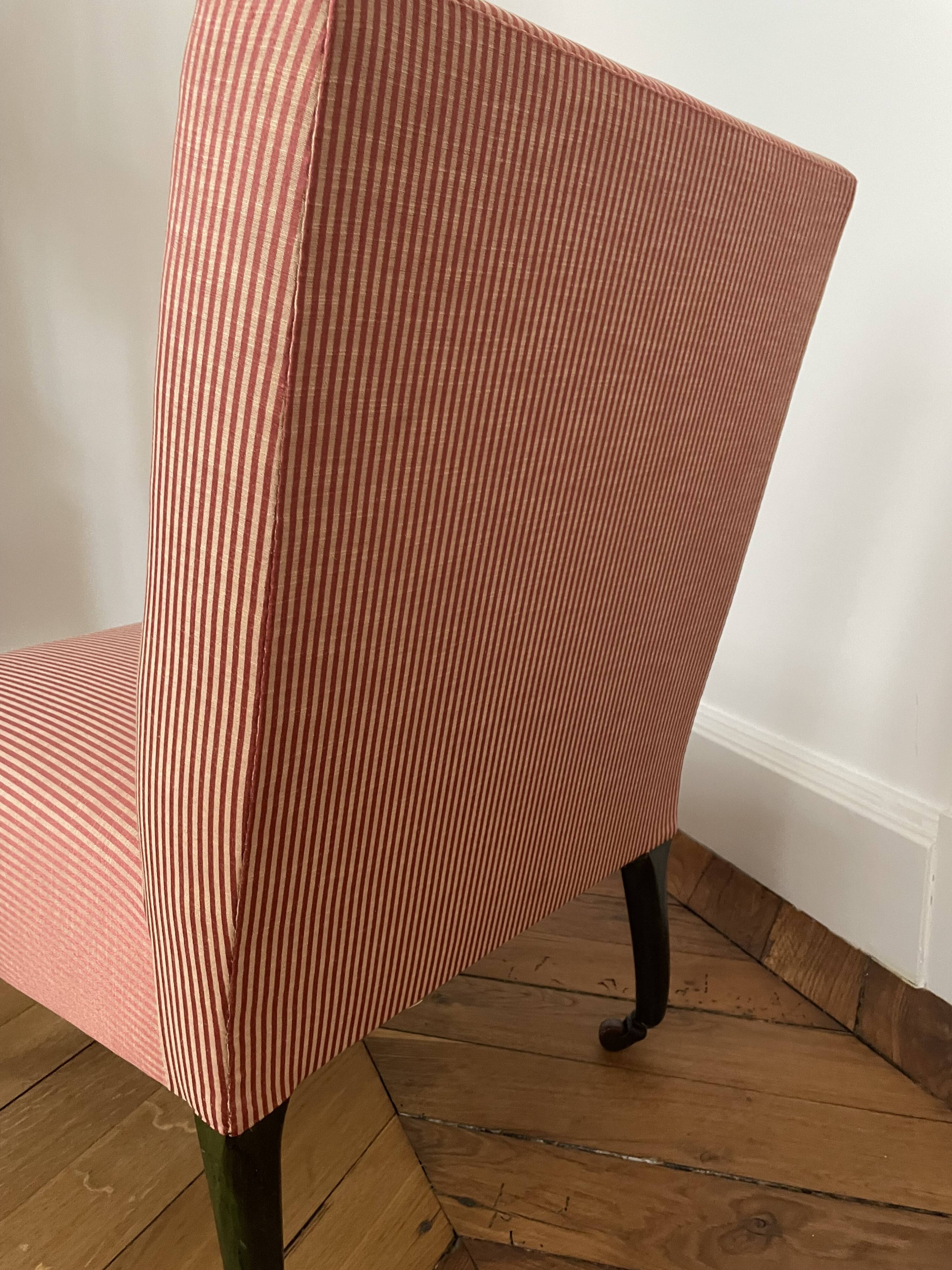 Antique Salon Armchair - Napoleon III Chaise Longue