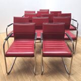 Suite of 12 ATK710 armchairs, ICF