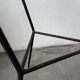 Wicker and metal stool Dennis Lennon 1950