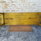 Folding brewery table