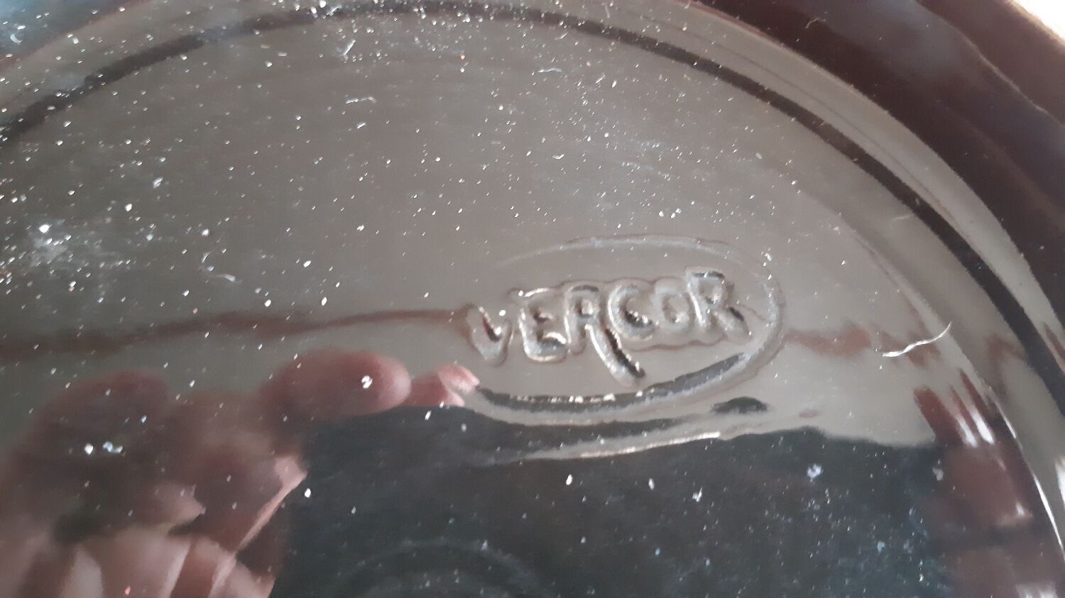 Vintage varnished dish