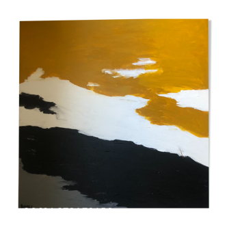 Minimalist abstract painting