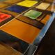 Ceramic / chrome metal coffee table Design Style Belarti, circa 1960