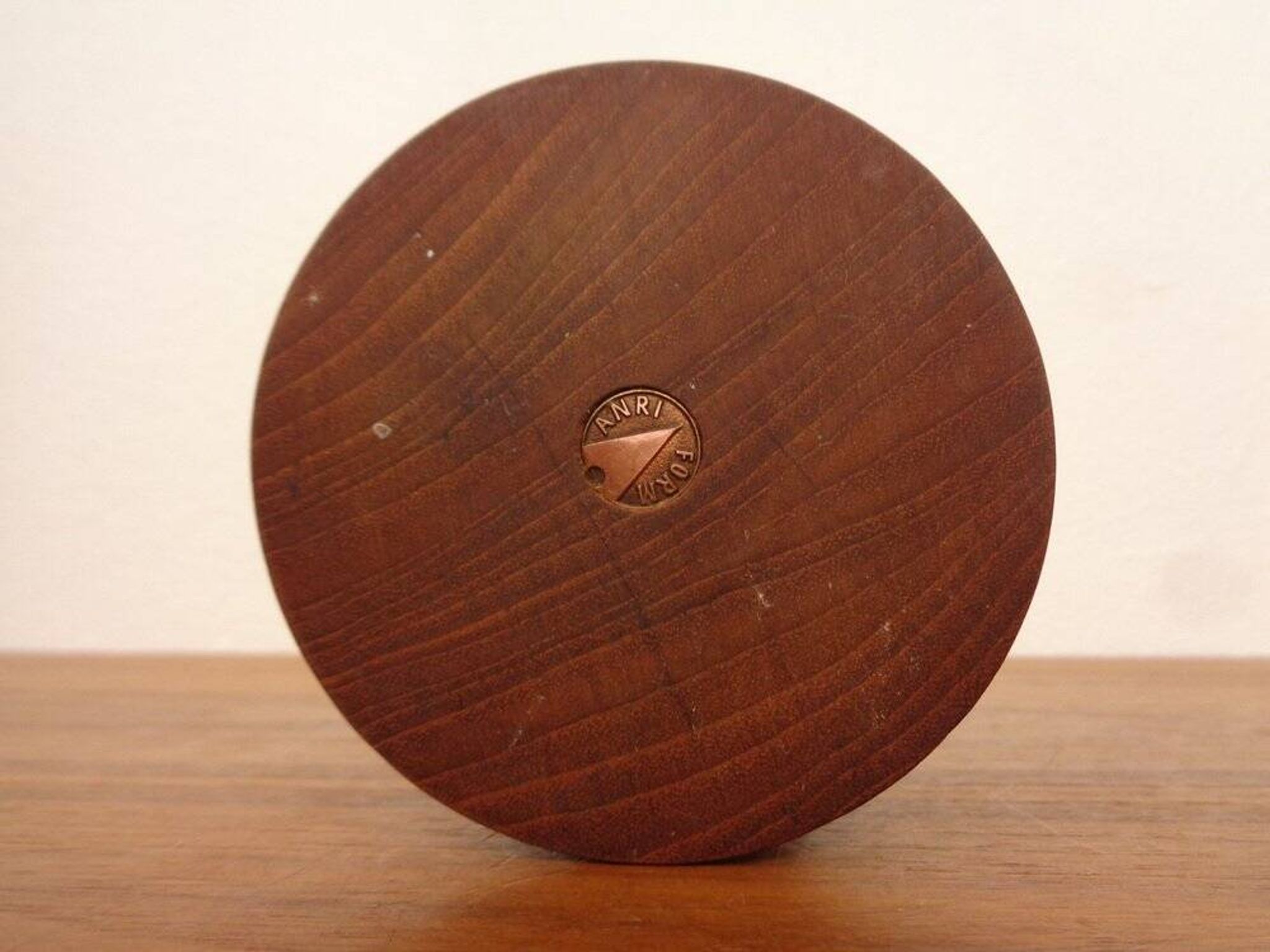 Large Teak Candleholder from Anri Form, Italy, 1960s