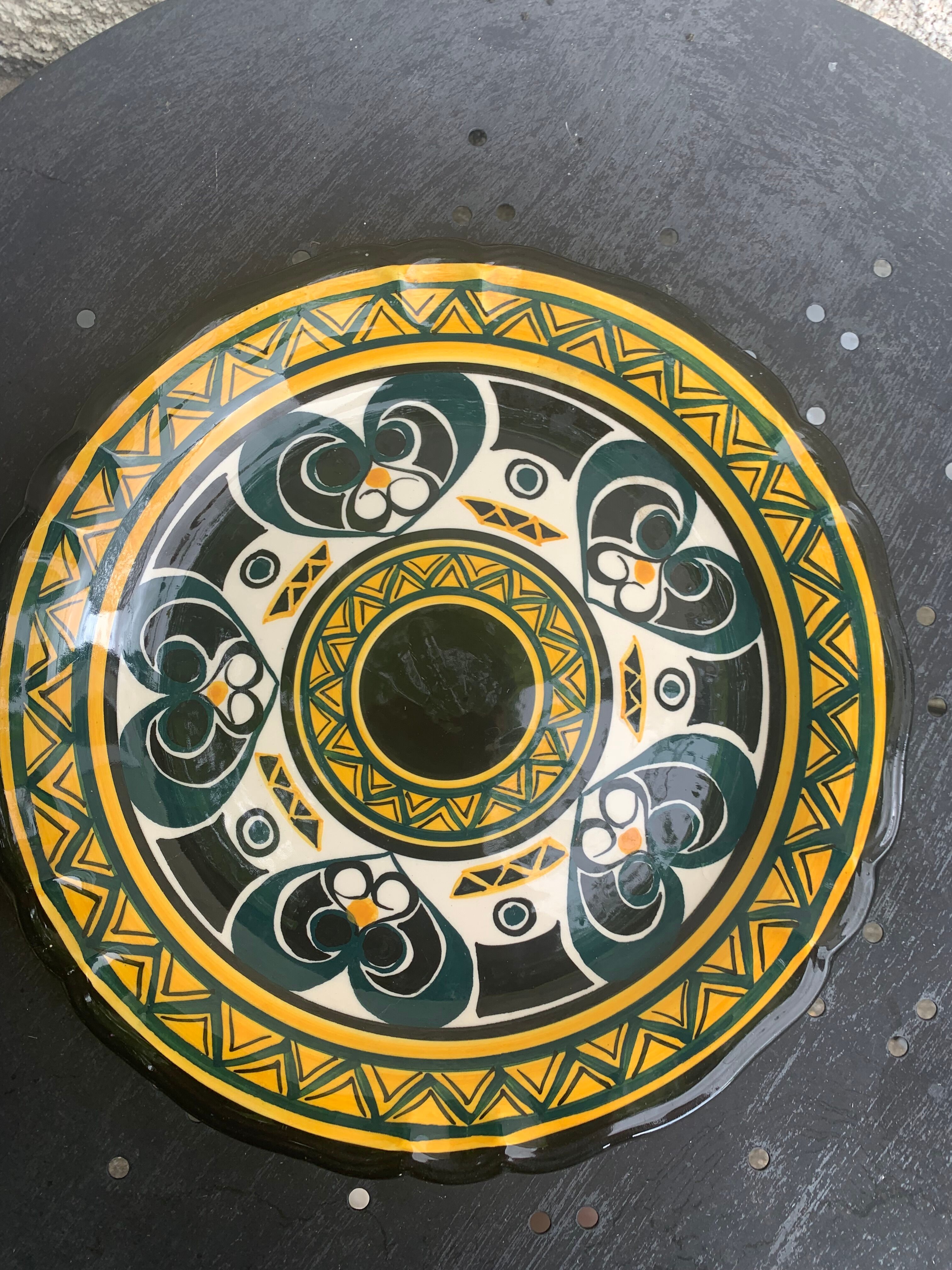 Plate in ceramic of St Jean de Bretagne