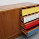 1960s sideboard with colored drawers