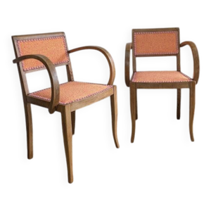 paire de fauteuils vintage - tissu