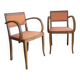 Pair of restored vintage armchairs – high-end élitis fabric