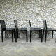 Vintage CAB 412 chairs, Mario Bellini design for Cassina, set of 4