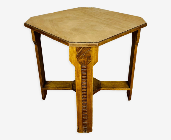 Guéridon Art Déco en bois