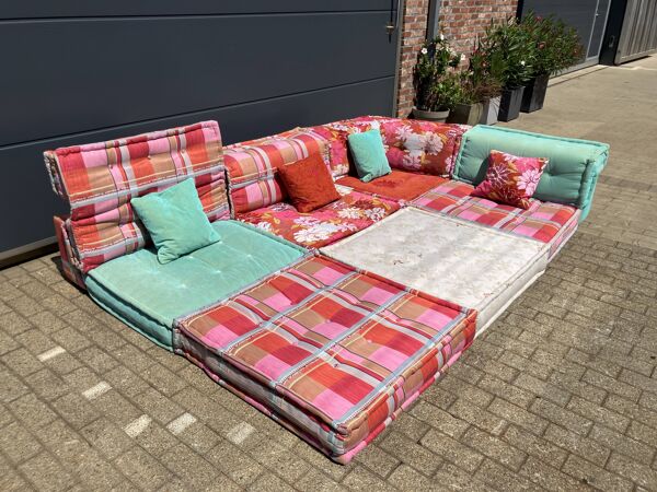 Roche bobois mah jong kenzo takada 10 elementen topstaat!!
