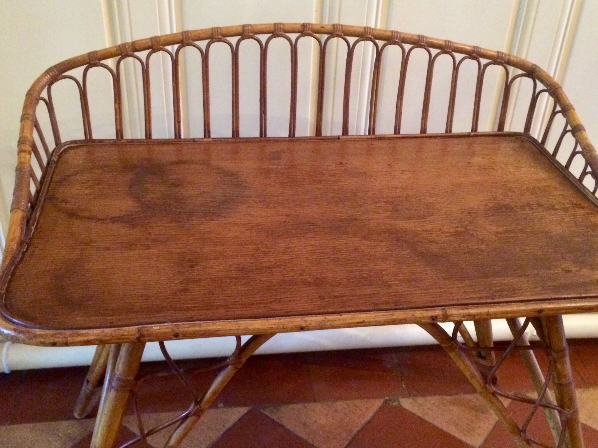 Rattan dressing table