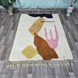 Handmade Berber rug in pure wool 2.5x1.5 m