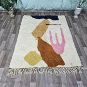 Handmade Berber rug in pure wool 2.5x1.5 m