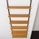 Set of six upcycled oak shelves in Poul Cadovius style.