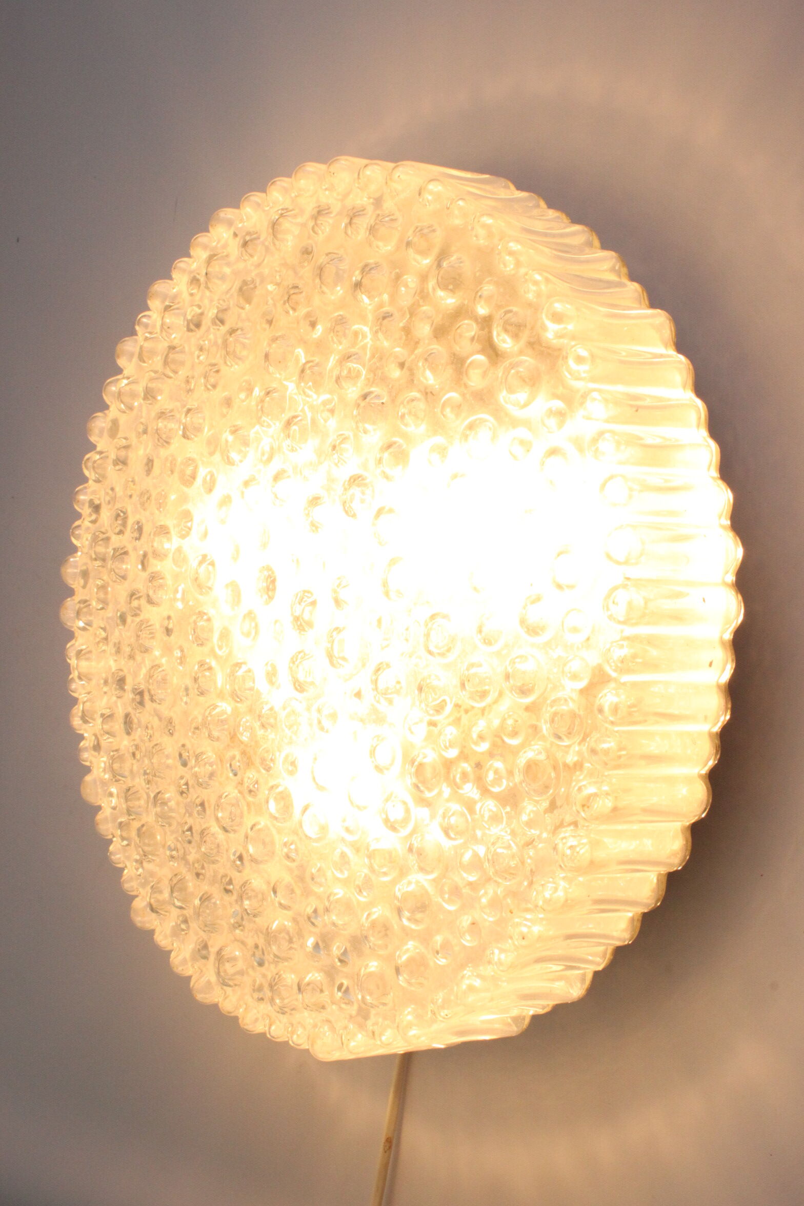 Bubble glass ceiling or wall lamp by Staff Leuchten, Germany 1970s.