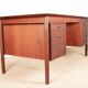 Bureau de Direction Danois en teck par Gunnar Nielsen Tibergaard 1960.