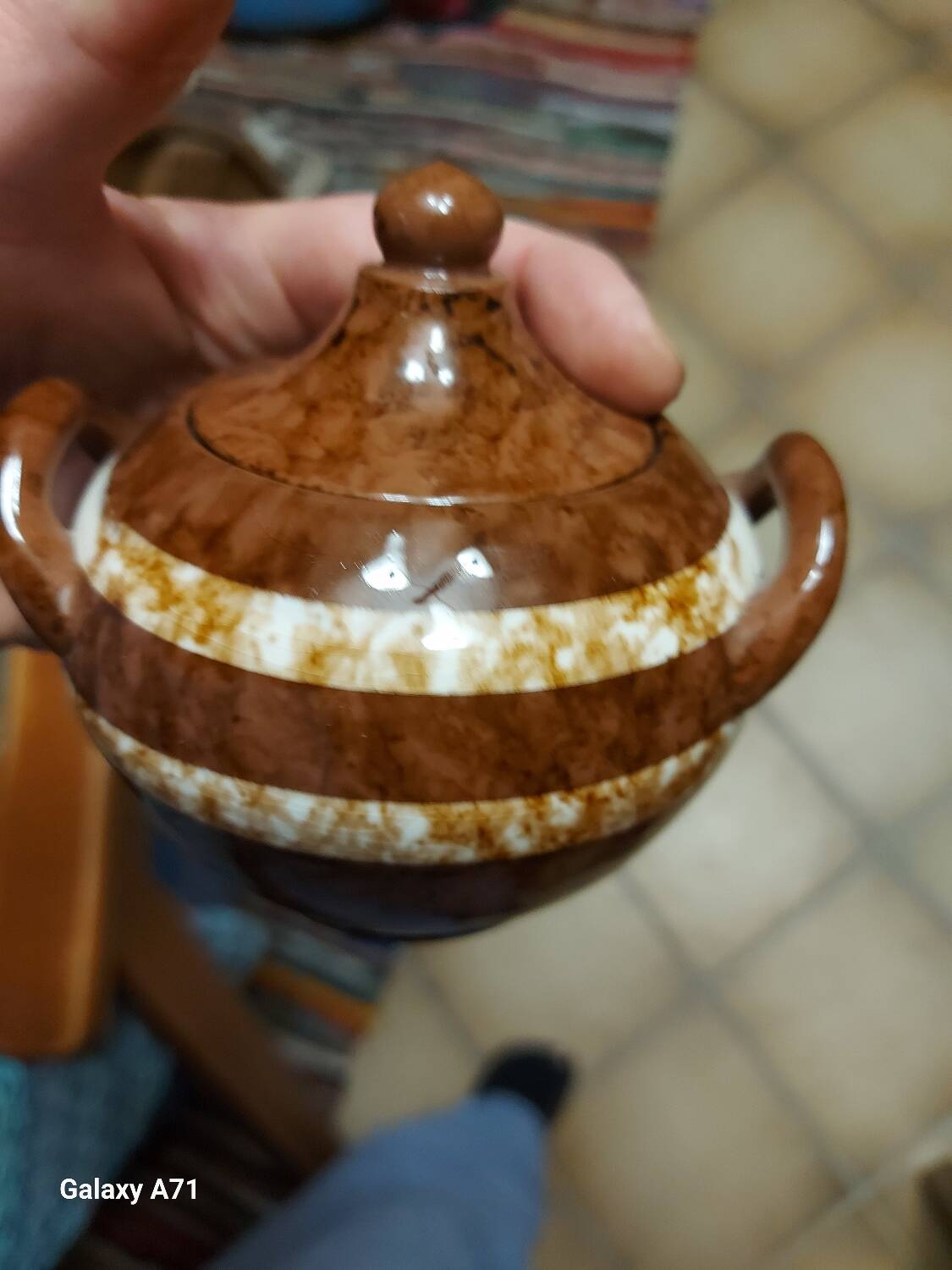 Art Deco coffee or tea service by Digoin Sarreguemines