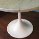 Pair of marble "Tulip" pedestals