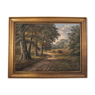 Peinture « Dans la forêt »