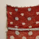 Dotty vintage moroccan boujad rug original pink pastel toned berber