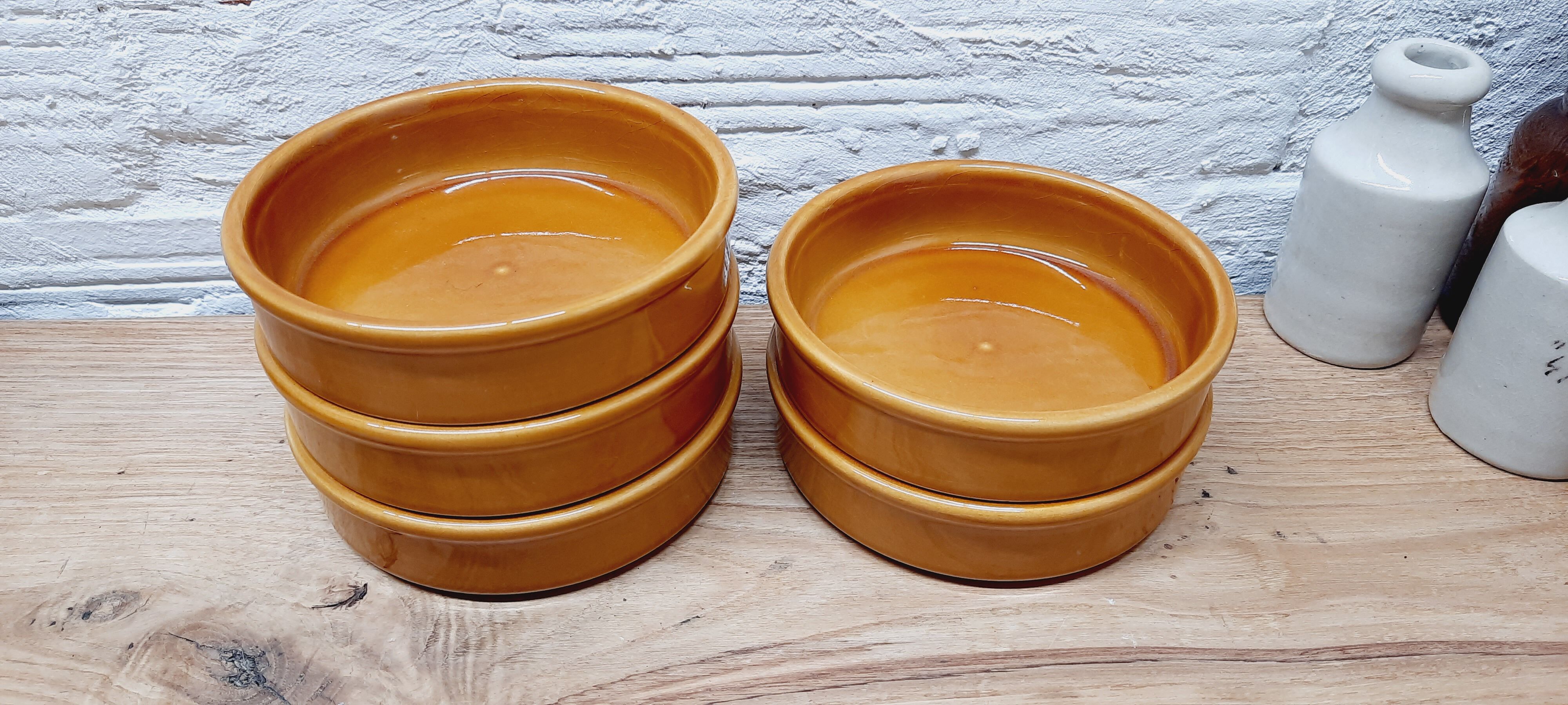 Lot 5 crème brûlée cups