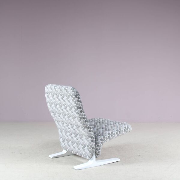 Chaise à dossier bas « Concorde » des années 1970 par Pierre Paulin pour Artifort, Pays-Bas