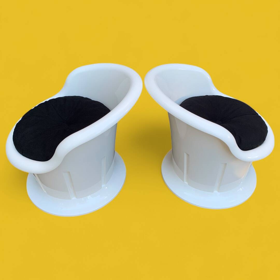 Pair of Popptorp armchairs designed by K. & M. Hagberg for Ikea 1990