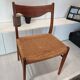 Set of 6 vintage Danish Scandinavian chairs