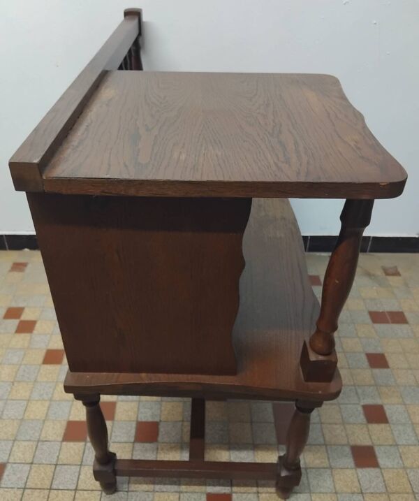 Ancien meuble banc téléphone vintage