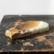 Brutalist vintage green onyx ashtray, 1950s-70s, Italy.
