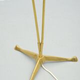 Floor lamp with brass base, 1950s