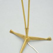 Floor lamp with brass base, 1950s