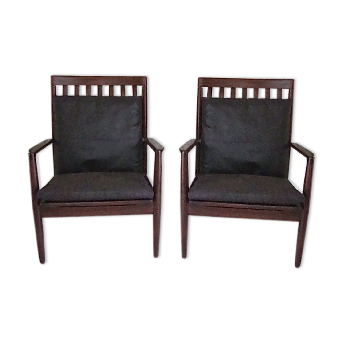 Two Danish chairs in teak 50/60 years