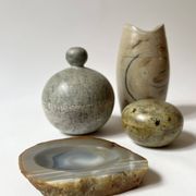 Vase en céramique émaillée fait main