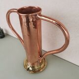 Vase with copper handles